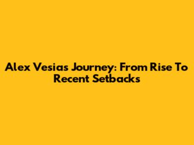 Alex Vesia's Journey: From Rise To Recent Setbacks