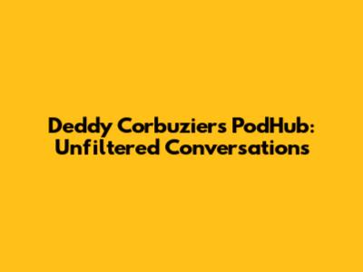 Deddy Corbuzier's PodHub: Unfiltered Conversations