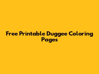 Free Printable Duggee Coloring Pages