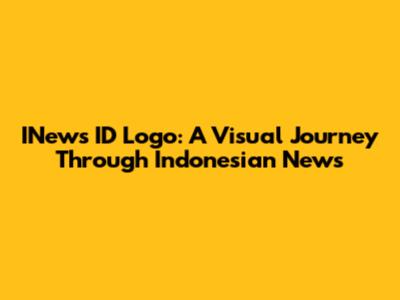 INews ID Logo: A Visual Journey Through Indonesian News