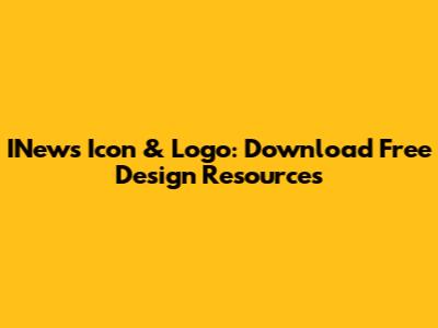 INews Icon & Logo: Download Free Design Resources