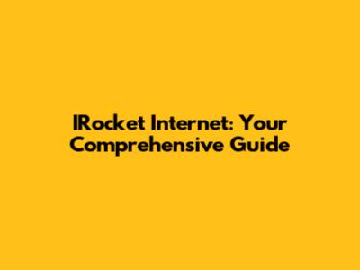 IRocket Internet: Your Comprehensive Guide