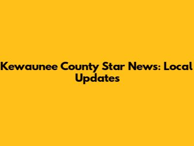 Kewaunee County Star News: Local Updates