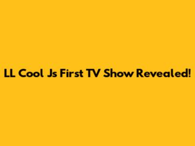 LL Cool J's First TV Show Revealed!