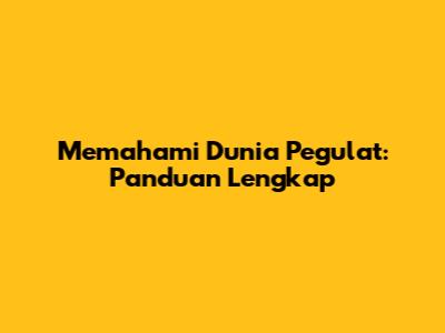 Memahami Dunia Pegulat: Panduan Lengkap