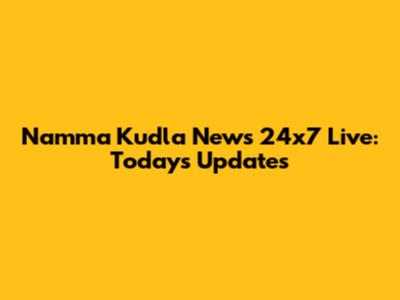 Namma Kudla News 24x7 Live: Today's Updates