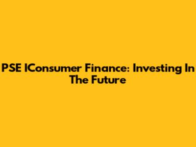 PSE IConsumer Finance: Investing In The Future