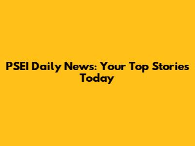 PSEI Daily News: Your Top Stories Today