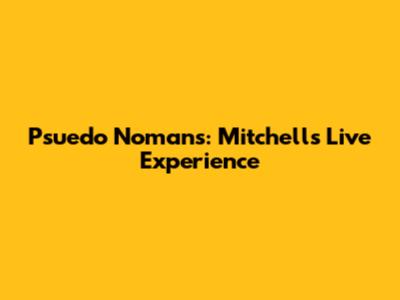 Psuedo Noman's: Mitchell's Live Experience
