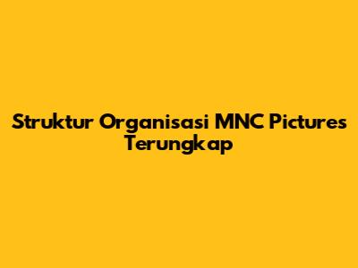 Struktur Organisasi MNC Pictures Terungkap