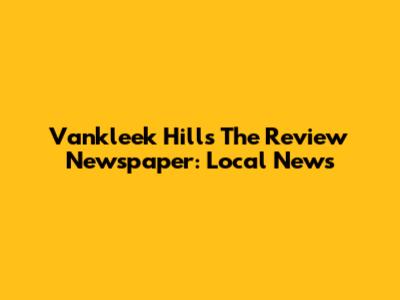 Vankleek Hill's The Review Newspaper: Local News